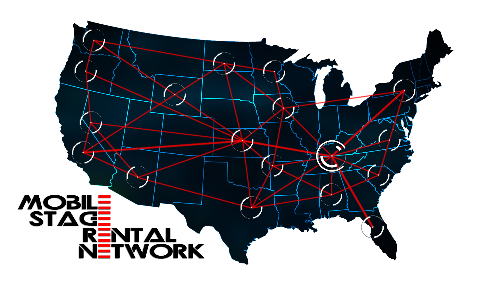 MSRN - Mobile Stage Rental Network logo